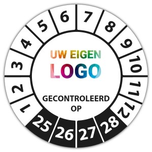 Keuringssticker gecontroleerd op - Keuringslabels logo