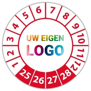 Keuringssticker Ultra Destructable met uw logo - Keuringslabels