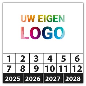 Keuringssticker Ultra Destructable met uw logo - Keuringslabels